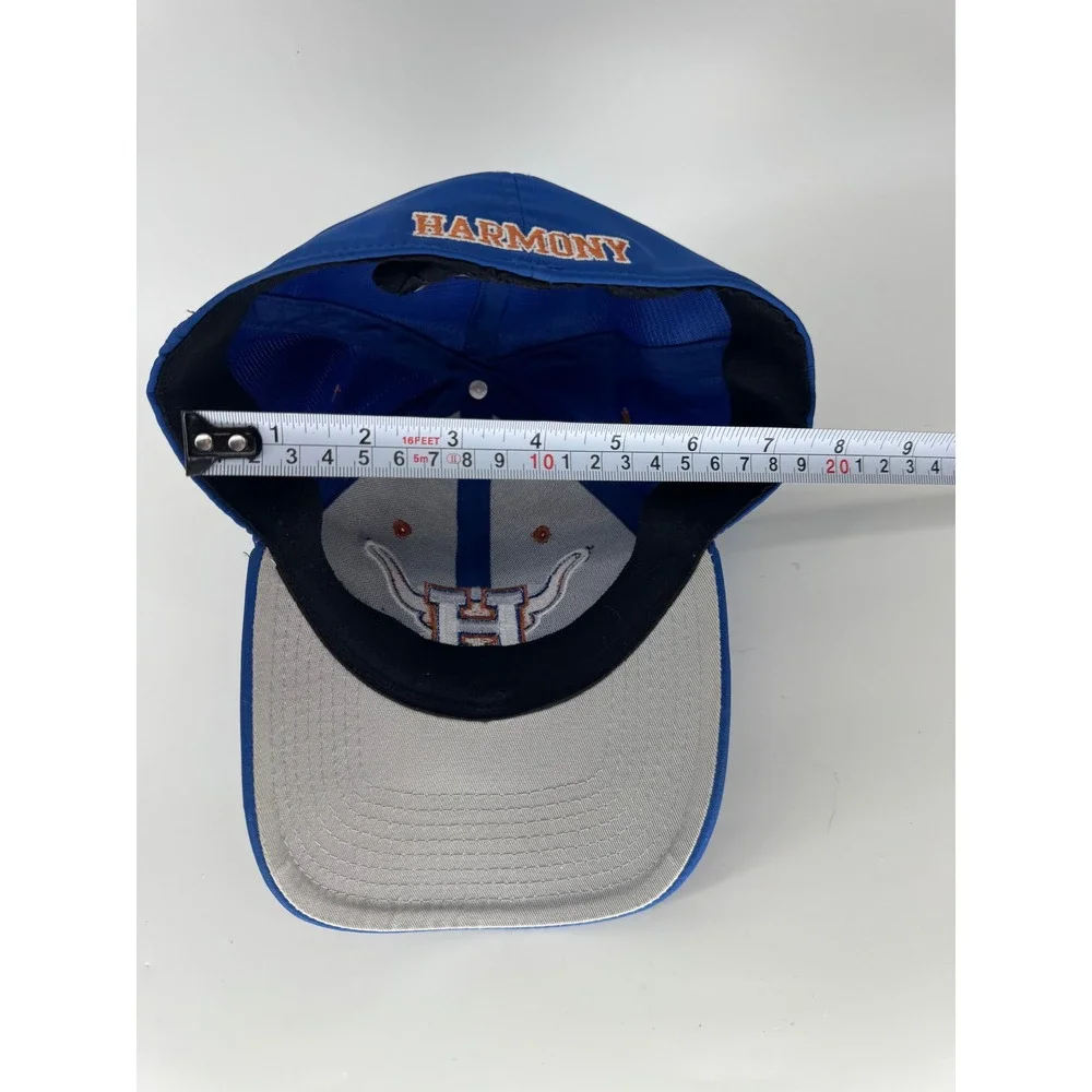 Saint Cloud Florida Harmony Longhorns Hat Mens M Blue Embroidered Baseball Cap
